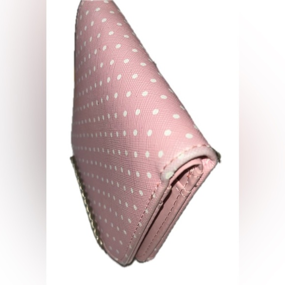 Nanette Lepore “Liza” Bi-fold Polka Dot Wallet, Pink - Picture 7 of 14